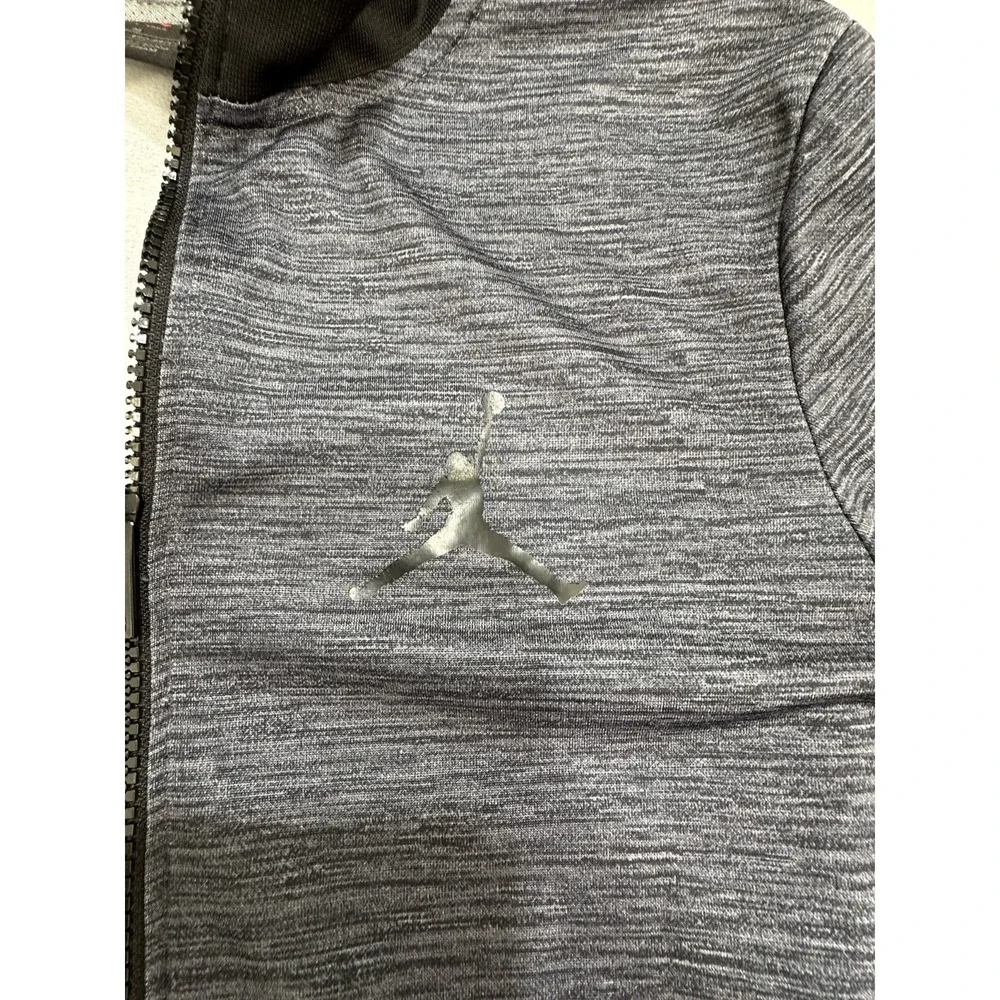 Air Jordan Hooded Lightweight Jacket Jumpman Youth  Full Zip Size Large Two Tone